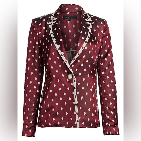 rag & bone Bonnie Polka Dot Blazer - Picture 1 of 13